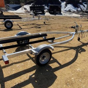 Shore Haven Aluminium-Einachsanhänger para Wassermotorrad / Jetski con teppichbezogenen Auflagen (modelo 2025)