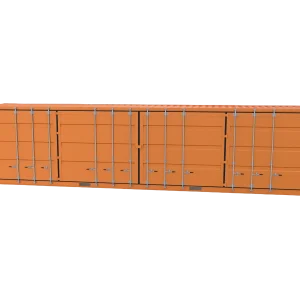 Container con abertura lateral 40pies HC Open Side con 2 puertas