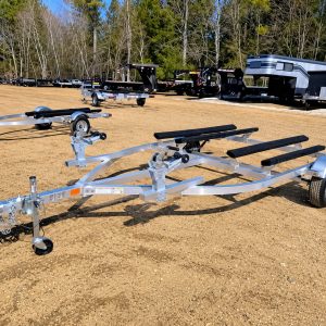 Shore Haven Aluminium-Remolque para 2 Wassermotorräder / Jetskis con teppichbezogenen Bunks (modelo 2025)