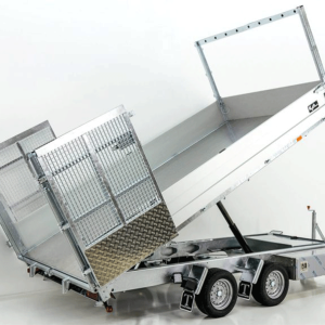 Twintrailer Multi-Heckkipper TT27-30 2,7t|183x309x40/120cm|Tandem-Nuevo