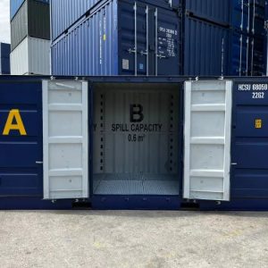 Contenedor Base «Open Side 20» con Bandeja de Recogida y Cubeto de Retención